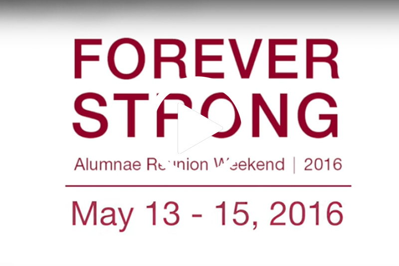 Alumnae Reunion Weekend 2016 Invitation