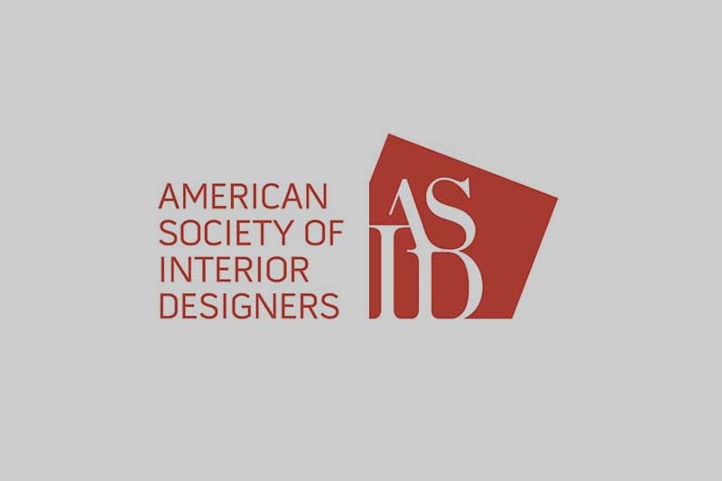Logo with text "American Society of Interior Designers".