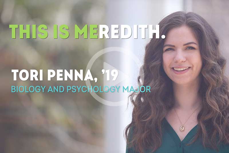 Alumna Tori Penna, '19