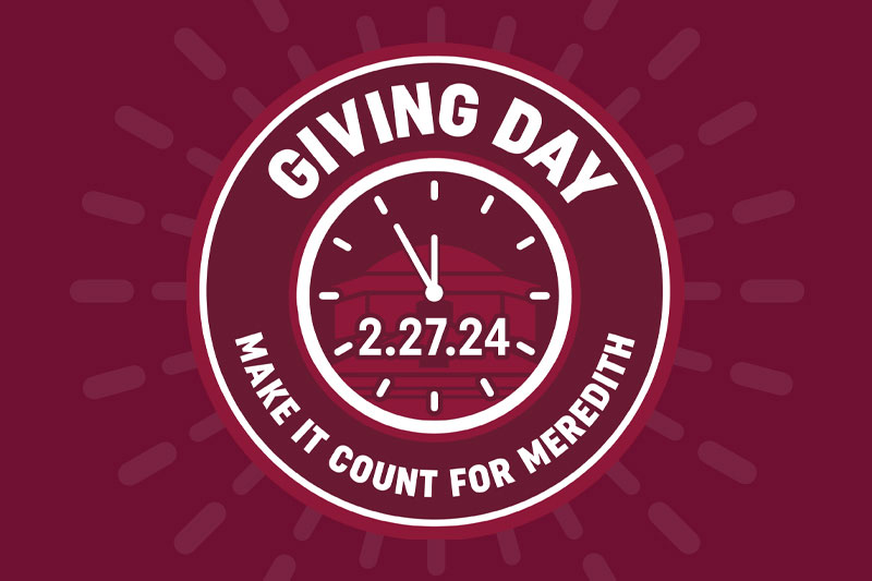 2024 Giving Day Make it Count for Meredith
